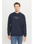 Pamuklu Standart Fit Normal Kesim Bisiklet Yaka Sweatshirt 1