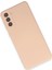 Samsung Galaxy S21 Plus Kılıf Nano Içi Kadife Silikon - Pudra - BRNTEK6109-9604 3