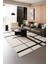 Dijital Kaymaz Yıkanabilir Modern Çizgili Salon Halısı Mutfak Halısı Koridor Halısı Yolluk DC-7306 1