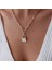 Çiçekli Kilit Charm Ataç Kolye 1