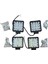16 LED Çalışma Lambası Beyaz Off Road Kalın Kasa 35 mm 4 Adet Fiyatıdır 3