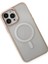 Newface iPhone 15 Pro Kılıf Room Magneticsafe Silikon - Pudra (K0) 3