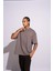 Erkek Oversize T-Shirt Academie Gri 4