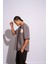 Erkek Oversize T-Shirt Hotel De Narcos Gri 3