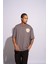 Erkek Oversize T-Shirt Hotel De Narcos Gri 4