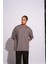 Erkek Oversize T-Shirt Ra Gri 3