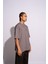 Erkek Oversize T-Shirt Ra Gri 4
