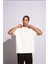 Erkek Oversize T-Shirt Ninja Beyaz 3