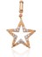 Hollow Taşlı Yıldız Kolye Ucu 1