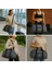 Unisex Siyah Spor Çantası Gym & Seyahat Için Çok Bölmeli Su Geçirmez 3