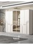 Sarmaşık Modern 6 Kapaklı Aynalı Gardırop (Dolap) 1