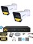 2 Kameralı Set - 250 GB Hdd, 9 LED Gece Görüşlü Full Hd Güvenlik Kamerası Sistemi 1