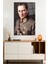 Üniformalı Mustafa Kemal Atatürk Portresi Cam Tablo, Darbelere Dayanıklı Kırılmaz Cam, Hediyelik 1