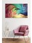 Rengarenk Soyut Karışım Cam Tablo, Darbelere Dayanıklı Kırılmaz Cam, Hediyelik 2
