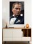Yapay Zeka Mustafa Kemal Atatürk Portresi Cam Tablo, Darbelere Dayanıklı Kırılmaz Cam, Hediyelik 1