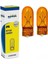 12V T10 5W Dipsiz Sarı (Amber) Park Pozisyon Ampülü 2 Adet 1