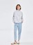 Lcw Jeans Indigo Beli Lastikli Mom Fit Kadın Jean Pantolon 1