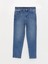 Lcw Modest Indigo Straight Fit Kadın Jean Pantolon 5