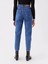 Lcw Jeans Indigo Yüksek Bel Mom Fit Kadın Jean Pantolon 4