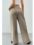 Kadın %100 Cotton Müslin Ultra Hafif Palazzo Model Geniş Paça Keten Karışım Pantolon 5