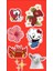 Kırmızı Temalı Eğlenceli Sticker Seti – Karakter, Çiçek, Meyve ve Hayvan (7’li Set) 1
