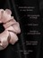Kadın Saten Toka - Pudra Düşü – Tekli Lüks Lastik Model Scrunchie 4