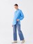 Lcw Modest Indigo Wideleg Kadın Jean Pantolon 2