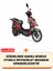 Reflektörlü Siyah Turuncu Dikişli Arora Atak 249 Pro Arka Çanta Uyumlu Branda Motosiket Brandası Motor Örtüsü Çadır Su Geçirmez Motosiklet Kılıfı Motor Brandası 2