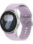 Samsung Galaxy Watch 4 5 6 7 Fe 40 44 Classic 42 43 46 47 mm Kordon Dekoratif Örgü Çizgili Spor Silikon Kayış 2
