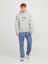 Jack Jones Erkek Gri Kapüşonlu Sweatshirt 12262428 5