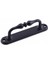Metal Kapı Çekme Kolu 12 cm Dolap Saclı Mobilya Dolap Çekmece Tutamağı Kulp Kulpları Siyah 5