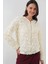 0719 Güllü Ceket - Ekru 5