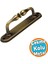 Metal Kapı Çekme Kolu 12 cm Dolap Mobilya Dolap Çekmece Tutamağı Kulp Kulpları Eskitme Antik Sarı 1