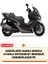 Reflektörlü Siyah Turuncu Dikişli Kymco Xciting S 400 Pro Branda Motosiket Brandası Motor Örtüsü Çadır Su Geçirmez Motosiklet Kılıfı Motor Brandası 2