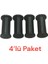Elif Ayarlı Jumbo Ayak 8 cm Siyah - Mutfak Altı, Dolap Ayağı, Komodin, Baza, Kanepe Koltuk Ayağı, Gardırop Ayağı (4 Adet) 2