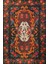 Schiltigheim Çiçekli Kırmızı Polyester Dikdörtgen Modern Desenli Pamuk Makinada Yıkanabilir Hav Toz Vermez Leke Tutmayan Kaymaz Taban Dijital Makine Baskı Salon Yolluk Mutfak Halı 3