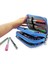 Kalem Kutusu Araba Cars Kawai Organizer Kalemkutu Vegan Deri Üç Bölmeli Kalemlik - Mavi 3