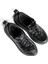 Siyah - Kadife Dolgu Taban Sneaker 6