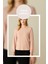 Kadın Pudra Uzun Kollu Rahat Kalıp Bluz , Şık Rahat ve Günlük , Kadın Bluz 6