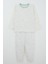 Kız Çocuk Pijama Takımı Bahar Fısıltısı Renkli Yapraklar Desenli 4-8 Yaş, Ekru 2