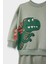 Erkek Bebek 2'li Takım 3D Dinozor Baskılı Sweatshirt Eşofman Altı F5070A525AU 3