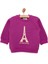 Basic Kız Az Şardonlu Eiffel Kulesi Baskılı Sweatshirt Kız Bebek 1