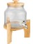 Fuente - Ahşap Kapak ve Bambu Standlı Cam Sebil 1.5l 2