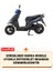 Mondial 50 Loyal Pro Arka Çanta Uyumlu Branda Siyah Kırmızı-Dikişli Reflektörlü Motosiket Brandası Motor Örtüsü Çadır Su Geçirmez Motosiklet Kılıfı Motor Brandası 2
