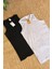 Mırach 2'li Paket Fitilli Atlet Bluz - Gri ve Siyah 2