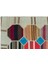 Teselya Mor Patchwork Yün Modern Desenli Yün Hav Toz Vermez Leke Tutmayan Salon Yolluk Mutfak El Dokuma Halı 4