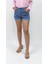 Kadın Duble Paça Kot Şort 1