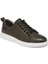 Yeşil Hakiki Deri Erkek Sneaker - E24I1AY56608-H48 1