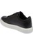 Siyah Hakiki Deri Erkek Sneaker - E24I1AY56625-A23 2