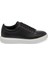 Siyah Hakiki Deri Erkek Sneaker - E24I1AY56625-A23 3